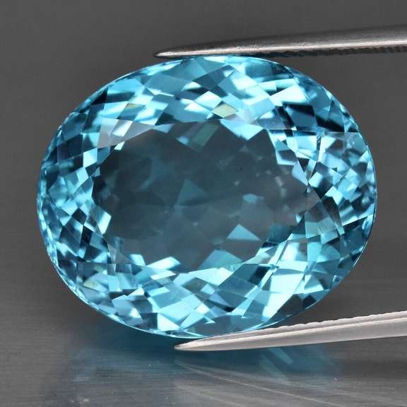Impressive 29.08ct top Swiss blue Topaz