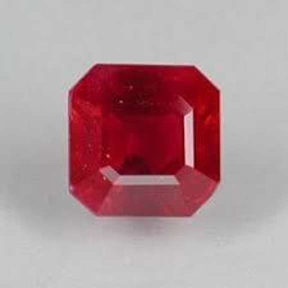 3MM LAB RUBY SQUARE LOOSE GEMSTONE