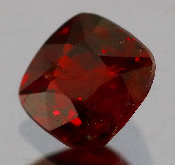 Glittering .79ct top black cherry red Spinel
