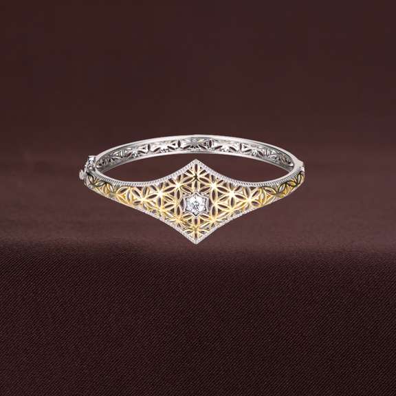 Inspired by "Grace & Lace" design Bangle