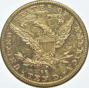 1892-CC $10 Liberty Head Gold Eagle