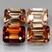 Beautiful! 4 piece 11.76ct full fire imperial Topaz set