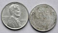 Sharp Lot of 100 1943 Steel Cents