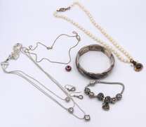 Group Lot of Vintage 925 Sterling Silver Jewelry