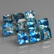 Heated only top blue 2.90ct Sapphire set