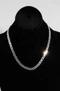 Italian .925 Sterling Silver 5.7mm Flat Marina Link Chain 18 Inches