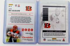 2 Joe Burrow 2020 Panini Football Cards