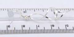 Group Lot of 5 Sterling Silver Dangle Earrings