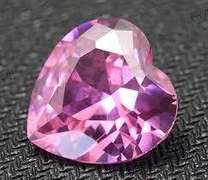 6MM HEART CREATED PINK SAPPHIRE LOOSE GEMSTONE