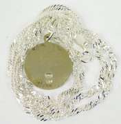 Vintage Sterling Madonna Pendant & Chain