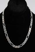 .925 Sterling Silver 8.2mm Ficonucci Link Chain 20 Inches