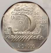 1925 Norse Commemorative Medal Thin NGC MS63