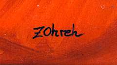 Zohreh Khaleghi "Flamenco Dancer" Original Oil on Canvas