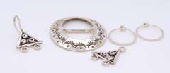 Group Lot of 925 Sterling Silver Jewelry