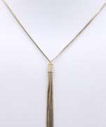 Vintage 925 Sterling Silver Lariat Necklace