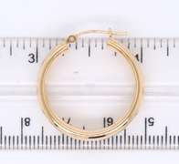 Beautiful Yellow Gold Hoop Earrings