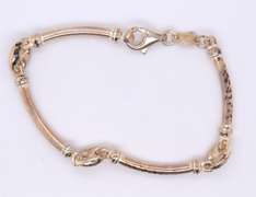 Vintage Italian 925 Sterling Silver Bracelet