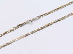 Set of Vintage 925 Sterling Silver Twisted Necklace and Matching Bracelet