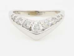 Diamond Fashion Ring Made in 14k White Gold