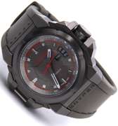 Snyper Two Silver and Red Rubber Strap Automatic 48mm Watch