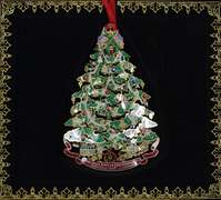 Elegant Collection of Five Christmas Ornaments by the White House Historical Association.