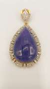 Tanzanite & Diamond Pendant