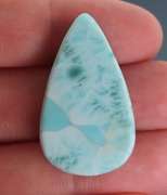 Collectors 32.85ct sky blue Larimar cabochon