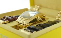Invicta Skeleton Dial Mechanical Watch, Pre-Owned Like New In Box.