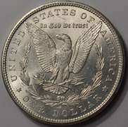 1880-S Flashy Morgan Silver Dollar Brilliant Uncirculated.