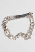 Italian .925 Sterling Silver 11mm Curb Link ID Bracelet 8 Inches