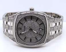 Bulova Phantom I Crystal Pave Quartz 40mm Watch