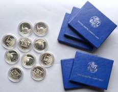 15 Proof &Unc 1986 Liberty Comm Halves