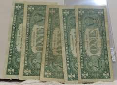 5 ea 1957  $1. Silver Certs