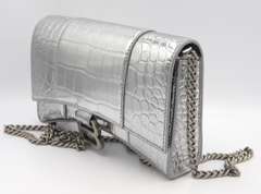 Balenciaga Hourglass Wallet on Chain Handbag