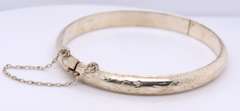 Vintage 925 Sterling Silver Bangle Bracelet