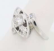 Vintage Diamond Bypass Ring