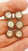 Sterling Silver Diamond Earrings