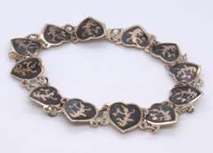 Siam Vintage 925 Sterling Silver Bracelet
