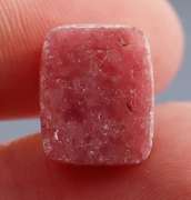 Striking 15.38ct Argentinian Rhodonite cabochon