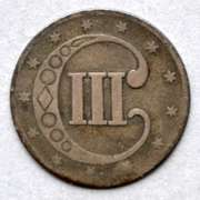 1853 3 Cent Silver