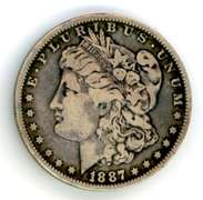 1887-O Morgan Silver Dollar