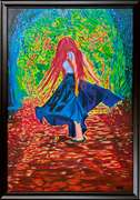 Ismail Khelalfa Original Oil on Canvas Native American Series Ismail Khelalfa