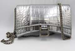 Balenciaga Hourglass Wallet on Chain Handbag