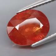 Amazing top red orange 2.68ct Namibian Garnet