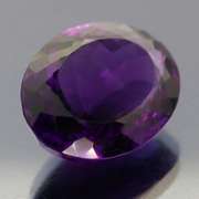 Real! Untreated violet Amethyst weighing 36.18 carats