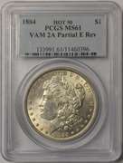 1884 Morgan Silver Dollar VAM 2A Hot 50 PCGS MS61