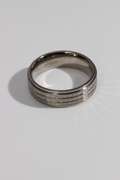 8mm Titanium Wedding Band w/ Textured Finish Size 14