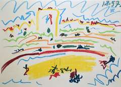 Vintage Pablo Picasso Lithograph Circa 1961