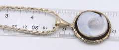 Vintage 925 Sterling Silver Signed Pendant on Chain
