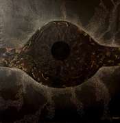 Saeideh Gilani Original Acrylic on Canvas Play with Black Series